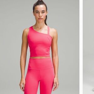 Lululemon hot pink tennis tank size 6